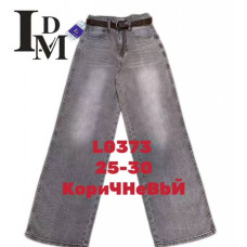 0373# коричневые женские джинсы (LDM, 6 ед, размеры норма: 25-30) выдача на следующий день Джинсы