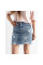 0733-4 / голубая женская джинсовая юбка (New Jeans, котоновая, 4 ед. размеры норма: 25, 27, 27, 29) New Jeans