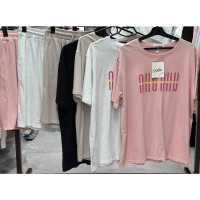 3803# выбор цвета женская футболка (4 ед, размеры норма: M-L оверсайз) выдача на следующий день Футболка