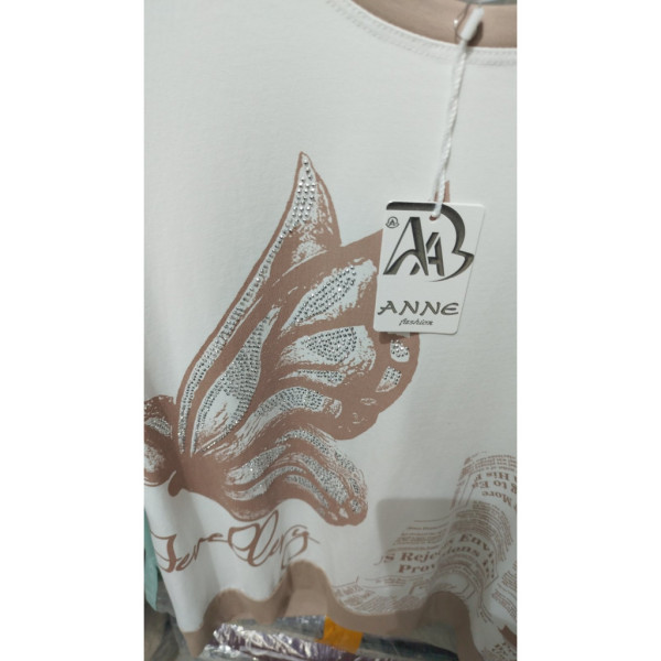 7070# микс цветов женская футболка (хлопок, 20 ед, размеры батал: 3XL/4XL универсальный) выдача на следующий день Kiss me