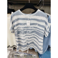 7213# микс цветов женская футболка (хлопок, 20 ед, размеры батал: XL/2XL универсальный) выдача на следующий день Kiss me