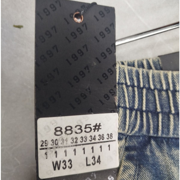 8835# голубые мужские джинсы (стрейч-коттон, 8 ед, размеры норма: 29-38) выдача на следующий день Джинсы