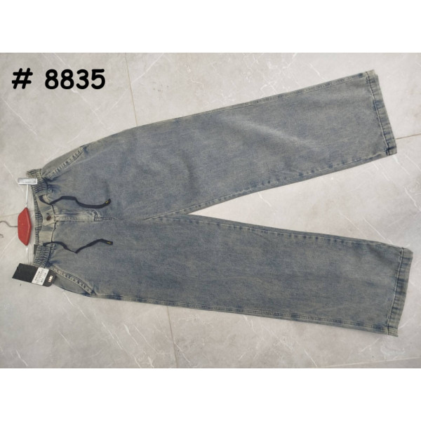 8835# голубые мужские джинсы (стрейч-коттон, 8 ед, размеры норма: 29-38) выдача на следующий день Джинсы