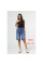 7002-2# синие женские джинсовые шорты с камнями (New Jeans, 6 ед, размеры норма: 26-31) выдача на следующий день Шорты