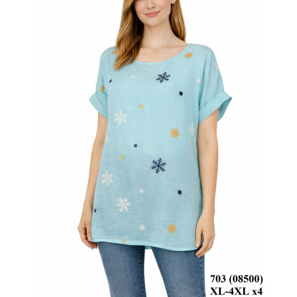 08506# выбор цвета женская футболка (4 ед, размеры батал: XL-2XL-3XL-4XL) выдача на следующий день Футболка