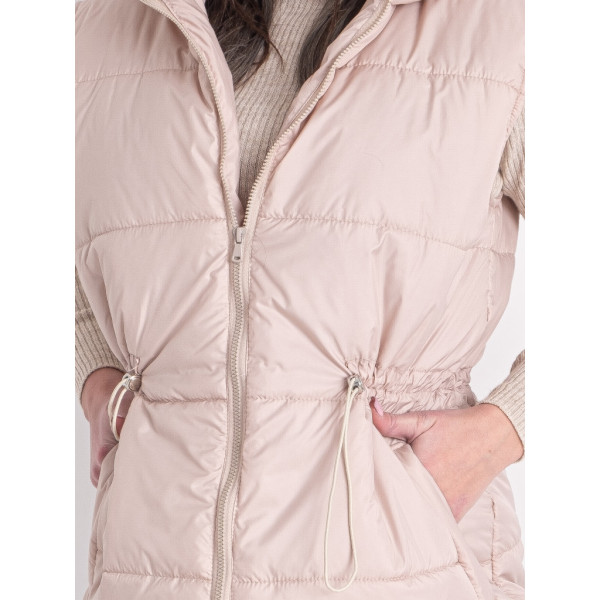 0075-31 бежева жіноча жилетка (5'TH AVENUE, синтепон, 1 од. розміри норма: 42) 5`th Avenue