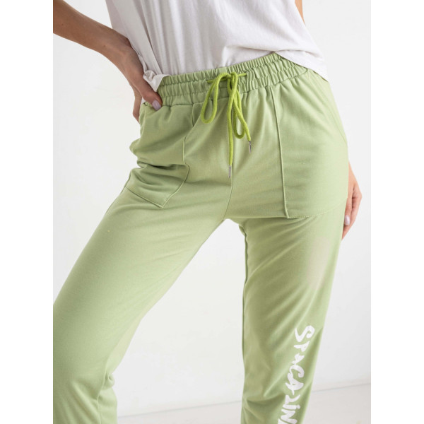 0015-5 оливковые женские спортивные брюки (двунитка, 6 ед. размеры : S.M.L.XL.2XL.3XL) X&D