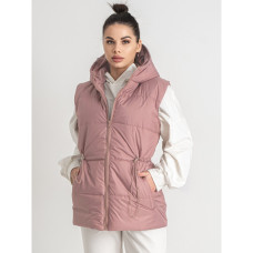 0075-23 пудрова жіноча жилетка (5'TH AVENUE, синтепон, 3 од. розміри норма: 42. 44. 46) 5`th Avenue