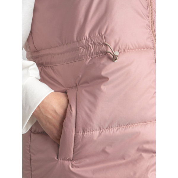 0075-23 пудрова жіноча жилетка (5'TH AVENUE, синтепон, 3 од. розміри норма: 42. 44. 46) 5`th Avenue