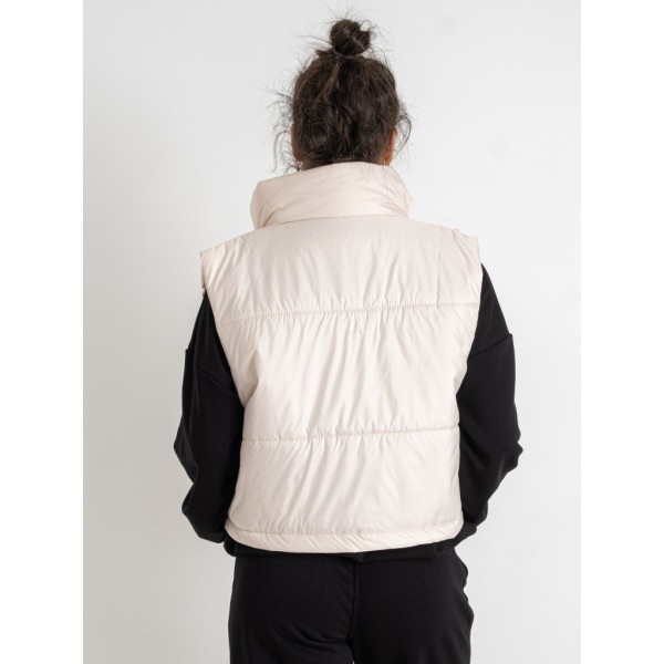 0072-8 світло-бежева жіноча жилетка (5'TH AVENUE, синтепон, 3 од. розміри норма: 42. 44. 46) 5`th Avenue