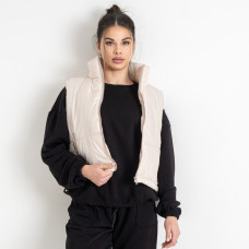 0072-8 світло-бежева жіноча жилетка (5'TH AVENUE, синтепон, 3 од. розміри норма: 42. 44. 46) 5`th Avenue