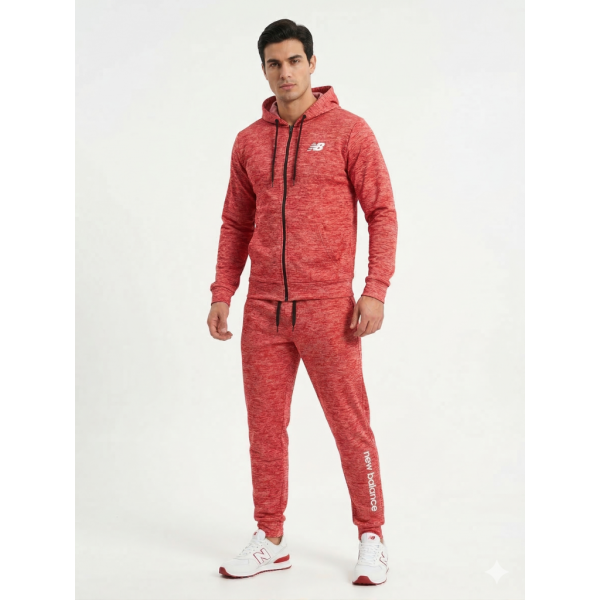 4960-5 красный мужской спортивный костюм (двухнитка, кофта на змейке, с капюшоном, 5ед, размеры норма: 46, 48, 50, 52, 54) Спортивный костюм