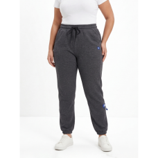 0020-6 серые женские спортивные штаны (лакоста, манжет, с карманами, 4 ед, размеры полубатал: XL/2XL. 3XL/4X. 4XL/5XL. 5XL/6XL) Спортивные штаны