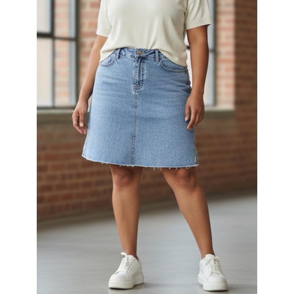 1983* голубая женская джинсовая юбка (LDM, 6 ед. размеры полубатал: 27. 28. 29. 30. 31. 32) выдача на следующий день LDM