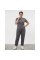 0367-6 серый женский костюм двойка с камнями (футболка + штаны) (5'TH AVENUE, турецкий хлопок, 3 ед. размеры полубатал: 48. 50. 52) 5`th Avenue