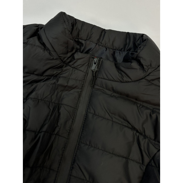 0457-1 черная женская куртка (5`th Avenue, с карманами, синтепон, 3ед, размеры полубатал: 50, 52, 54) 5`th Avenue