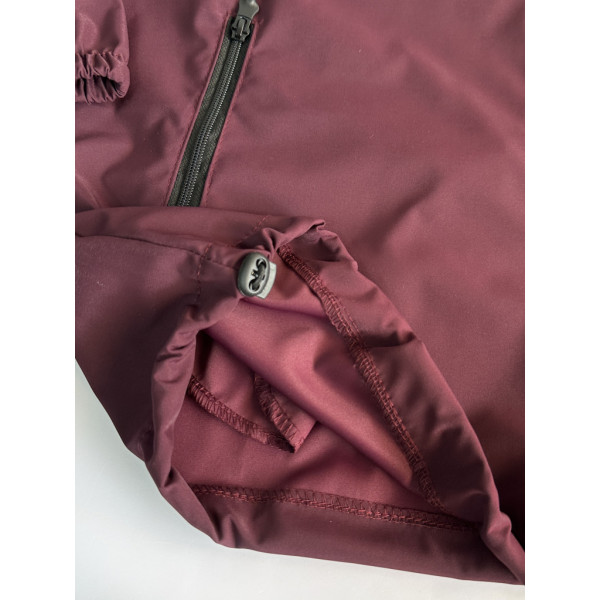 0299-52 бордовая женская ветровка (5'TH AVENUE, плащовка, копюшон, с карманами, 3 ед. размеры полубатал: 48. 50. 52) 5`th Avenue