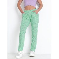 1122-70 салатові жіночі брюки (4 од. розміри норма: S. M. L. XL)