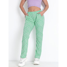 1122-70 салатові жіночі брюки (4 од. розміри норма: S. M. L. XL)