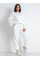 2050-101 один розмір S білий спортивний костюм жіночий вимагає прання (YOLA, турецька петля, не кошлатиться)