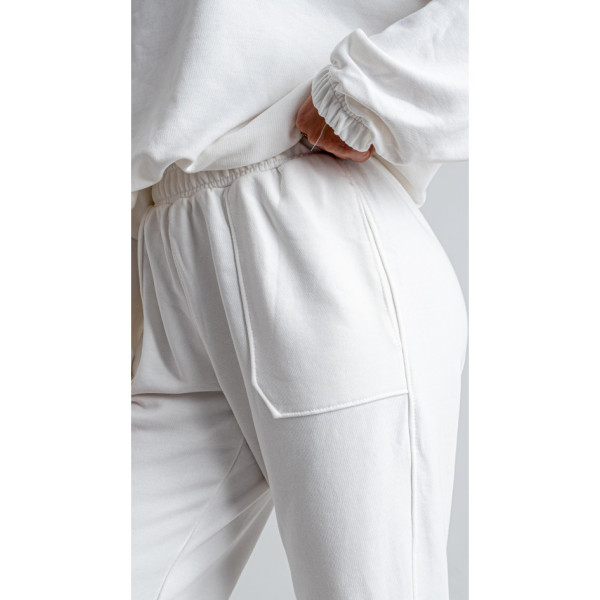 2050-101 один розмір S білий спортивний костюм жіночий вимагає прання (YOLA, турецька петля, не кошлатиться)