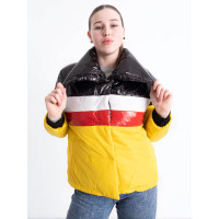 90070-8 мультиколор женская куртка (синтепон, 3 ед. размеры норма: M. L. XL)