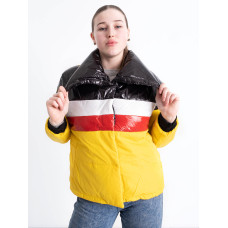 90070-8 мультиколор жіноча куртка (синтепон, 3 од. розміри норма: M. L. XL)