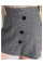 1525-62 сірі шорти-спідниця жіночі (2 од. розмір: S. S)