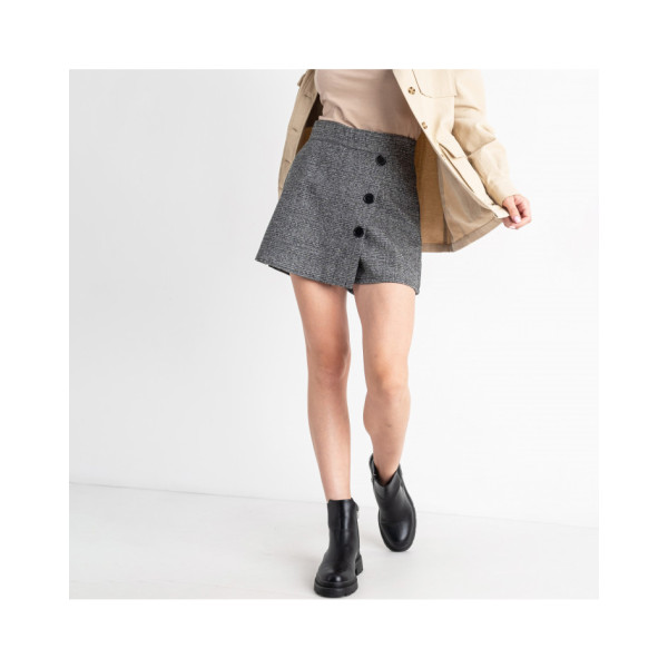 1525-62 сірі шорти-спідниця жіночі (2 од. розмір: S. S)