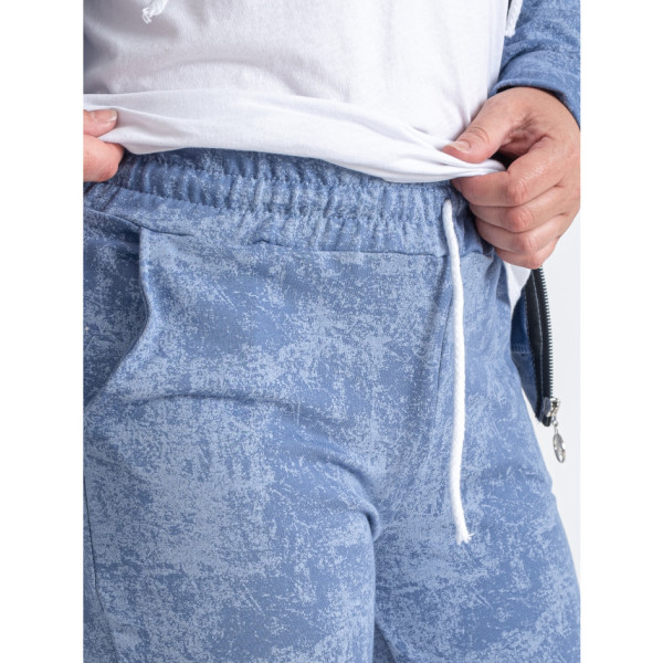 0547-42 блакитний жіночий спортивний костюм (5'TH AVENUE, турецька двонитка, 4 од. розміри норма: 42. 44. 46. 48)