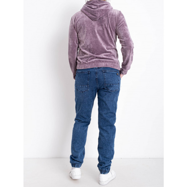 5865-2 сині жіночі джинси (VINGVGS. стейч, на манжеті, 8од, розміри напівбатал: 27, 28, 29, 30, 31, 32, 33, 34)