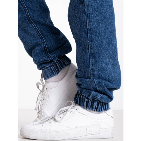 5865-2 сині жіночі джинси (VINGVGS. стейч, на манжеті, 8од, розміри напівбатал: 27, 28, 29, 30, 31, 32, 33, 34)