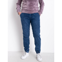 5865-2 сині жіночі джинси (VINGVGS. стейч, на манжеті, 8од, розміри напівбатал: 27, 28, 29, 30, 31, 32, 33, 34)