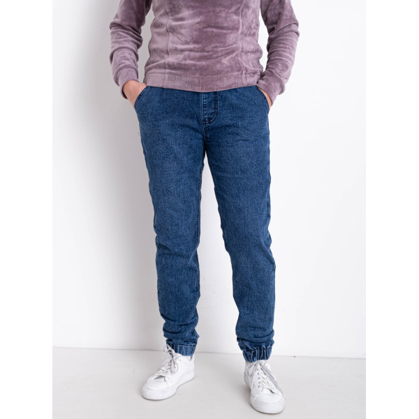 5865-2 сині жіночі джинси (VINGVGS. стейч, на манжеті, 8од, розміри напівбатал: 27, 28, 29, 30, 31, 32, 33, 34)