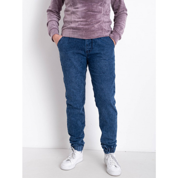 5865-2 сині жіночі джинси (VINGVGS. стейч, на манжеті, 8од, розміри напівбатал: 27, 28, 29, 30, 31, 32, 33, 34)