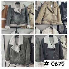 0679* вибір кольору жіноча дублянка на овчині (6 од., розміри норма: S. M. L повторюються) видача наступного дня