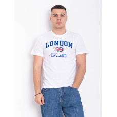 1909-10 біла чоловіча футболка (YOLA, принт, турецький бавовна, 5 од. розміри норма: M. L. XL. 2XL. 3XL)