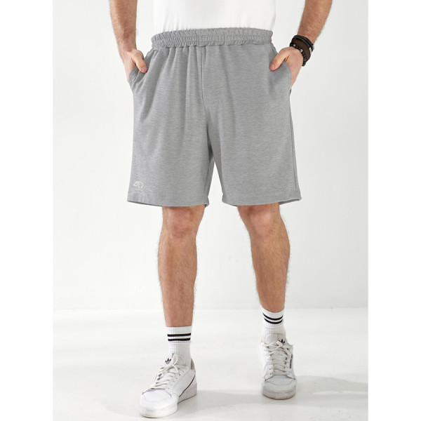 15500-62 світло-сірі чоловічі шорти (SARA, турецький трикотаж, повномірні, 6 од. розміри напівбатал: 48. 50. 52. 54. 56. 58)