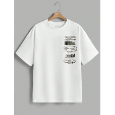 2258-103 біла чоловіча футболка (турецький кулір, ТОП якість, 3 од. розміри норма: XL. 2XL. 3XL)