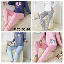 70100-99* вибір моделі жіноча велюрова піжама (10 од., розміри напівбатал: 50-52-54-56-58 повторюються) видача на наступний день