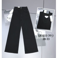 5033* чорні жіночі джинси кльош (VIDASION, 6 од. розміри напівбатал: 28. 29. 30. 31. 32. 33) видача наступного дня