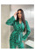 2527-7 зелений жіночий костюм (софт з принтом, 5 од. розміри норма: 42. 44. 46. 48. 50)