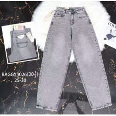 5026* сірі жіночі джинси баггі (VIDASION, 6 од. розміри норма: 25. 26. 27. 28. 29. 30) видача наступного дня