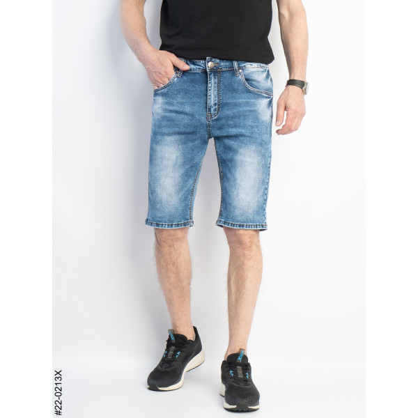 0022-0213 * блакитні чоловічі джинсові шорти (8 од. розміри норма: 29-36) видача наступного дня