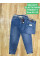 0507# сині жіночі джинси мом (6 од., розміри напівбатал: 28-33) видача наступного дня