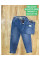 0507# сині жіночі джинси мом (6 од., розміри напівбатал: 28-33) видача наступного дня