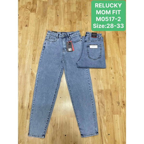 0517-2# сірі жіночі джинси mom (Relucky, 6 шт., напівбатальні розміри: 28-33) доставка наступного дня