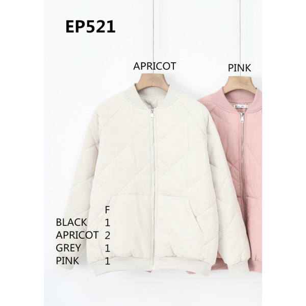 0521-1 бежева жіноча куртка (1од, розміри батал: 2XL)