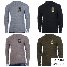 0891* вибір кольору чоловічий светр (3 од., розміри напівбатал: L-2XL) видача наступного дня