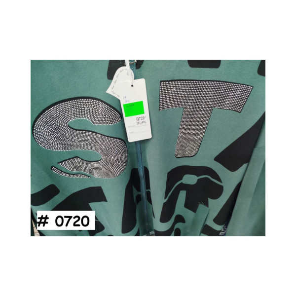 0720# мікс кольорів жіночий костюм з камінням (Kiss Me, 10 од., розміри батал: 2XL-4XL) видача наступного дня